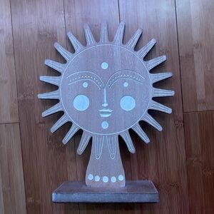 Sunburst Wooden Art Decor